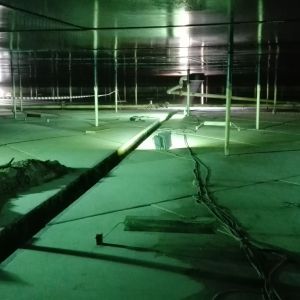 Cut on Tank Bottom